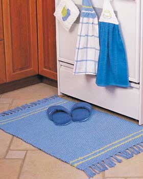 Simple Knit Rug
