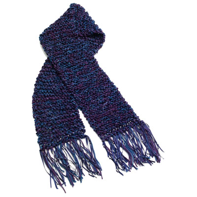 Tie-Dye Knit Scarf