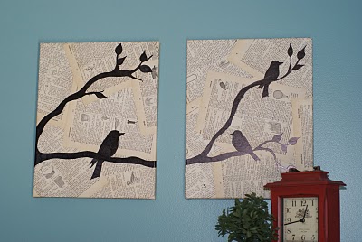 Finished Bird Wall Art