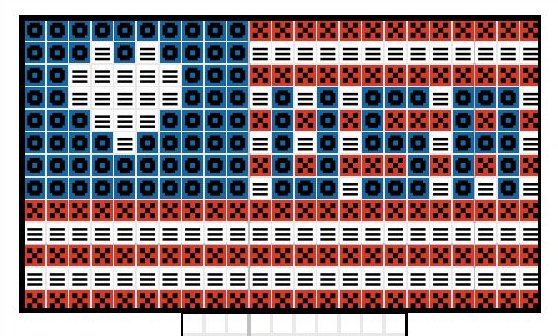 American Flag Diagram