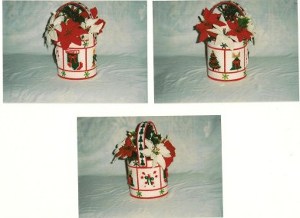 Christmas Magic Flower Basket