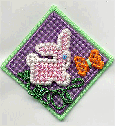 Plastic Canvas Easter Pin