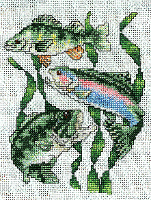 Freshwater Fish Cross Stitch