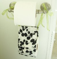 Pretty Toilet Paper Caddy