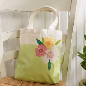 Beachy Floral Tote