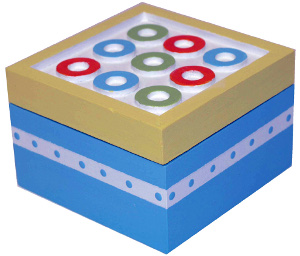 Colorful Circle Inlay Box