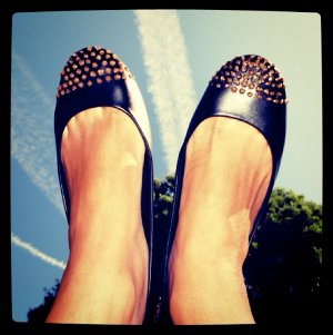 DIY Studded Flats