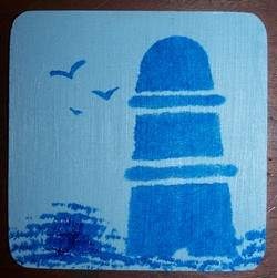 Paint Your Own Delft Coaster