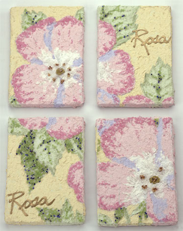 Floral Canvas Group of Four