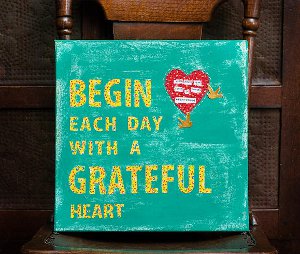 Grateful Heart Canvas