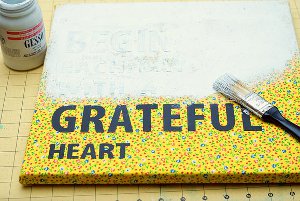 Grateful Heart Canvas