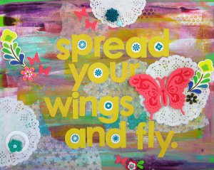 Spread Your Wings and Fly Canvas