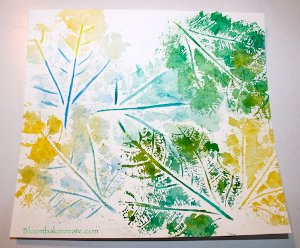 Watercolor Leaf Prints