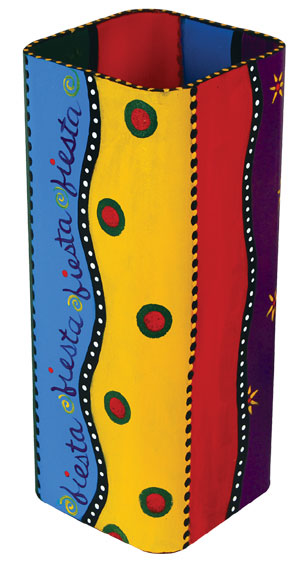 Painted Fiesta Color Vase