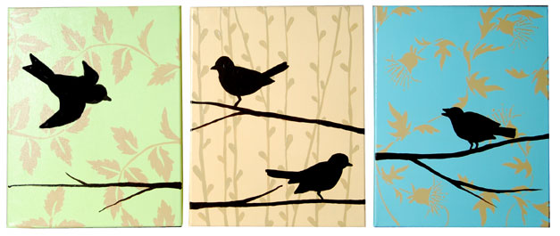 Songbird Three Painting Set