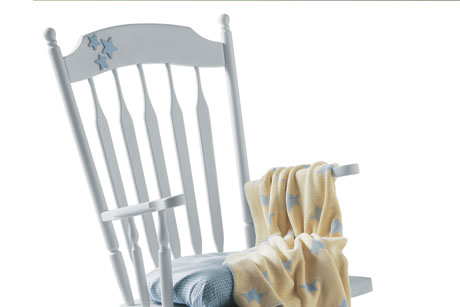 Painted Baby Room Rocking Chair