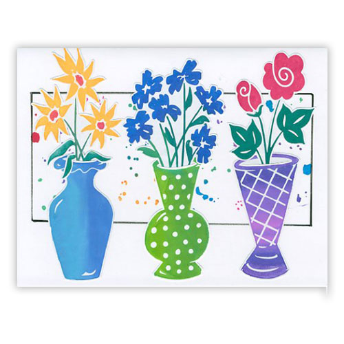 Blooming Spring Flowers Card 3