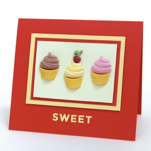 Cupcakes are Sweet Card