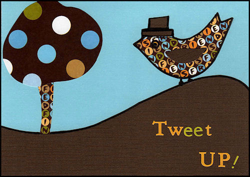 Tweet Up Card