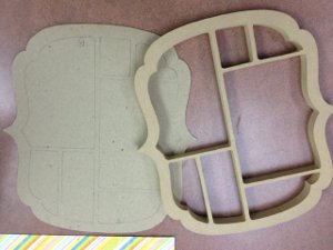 easter letter press tray