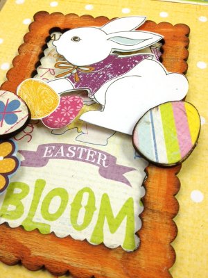 easter letter press tray