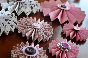 Pleated Paper Rosette