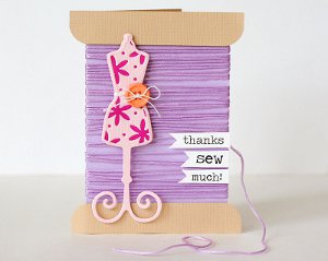 Thank You Sew Much Card