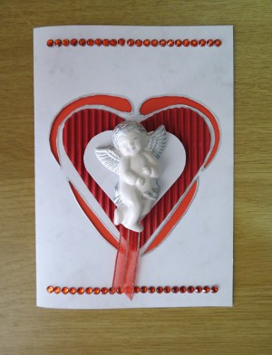 Valentine's Day Angel Card