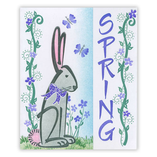 Easter Bunny Spring Card