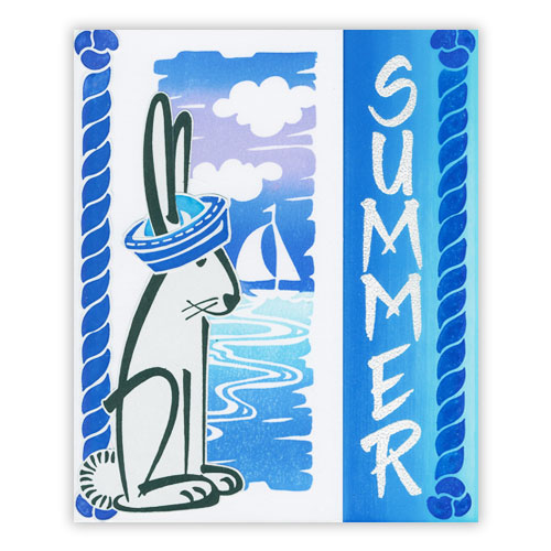 Bunny Summer Card