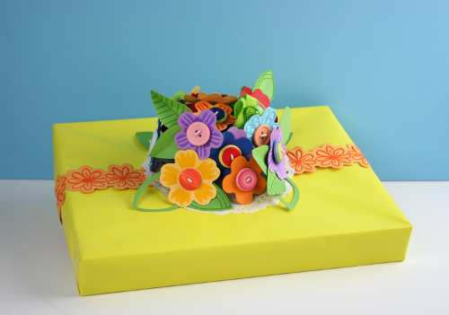 bouquet gift wrap