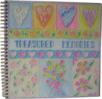 Glue Embossed Treasure Album