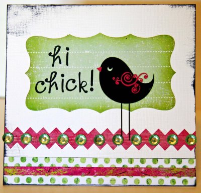 Hi Chick Card to Friend