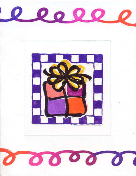 Latch and Window Handmade Card