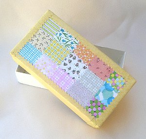 Paper Quilted Keepsake Box