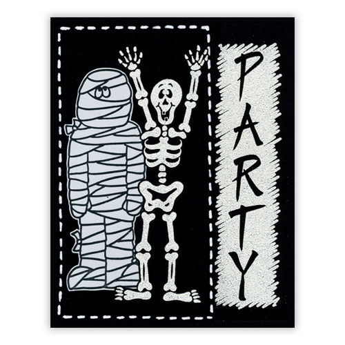 Halloween Skeleton Card