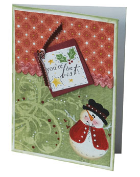 Snowman Holiday Greeting Card