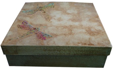 Dragonfly Mache Box