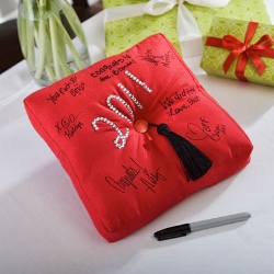 Graduation Guest Book Pillow