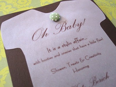 Oh Baby Shower Invitation