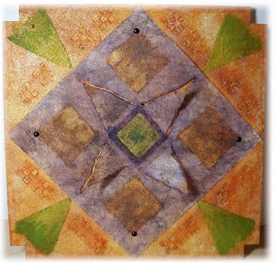 Lutradur Quilt Block
