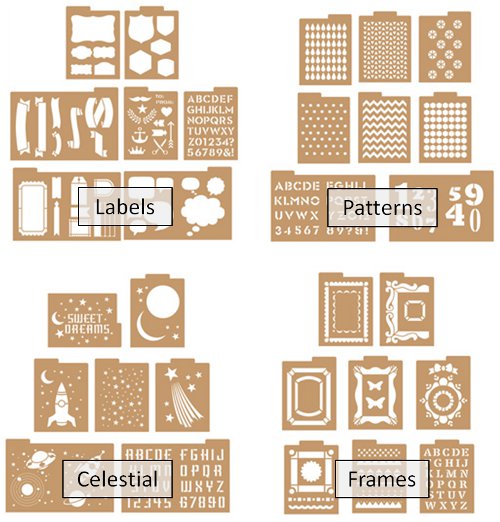 Handmade Charlotte Stencils | FaveCrafts.com