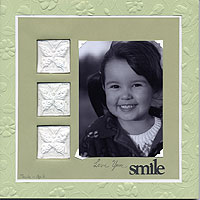 Smile Scrapbook Page