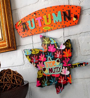 Autumn Decoupage Sign