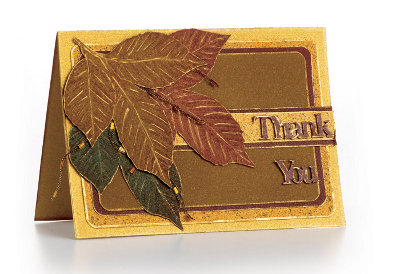 Autumn Leaf Card