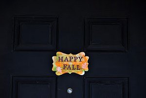 Festive Fall Greetings Sign