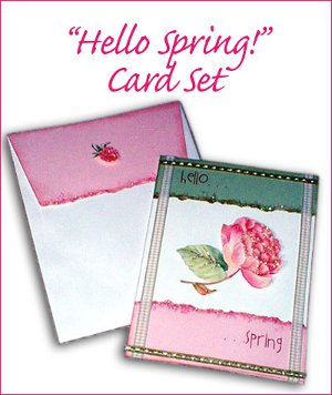 Hello Spring Greeting Card