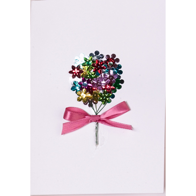 Spring Sequin Card