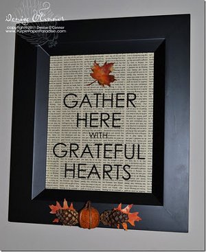 Autumn Blessings Frame