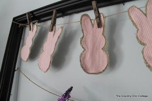 country bunny garland